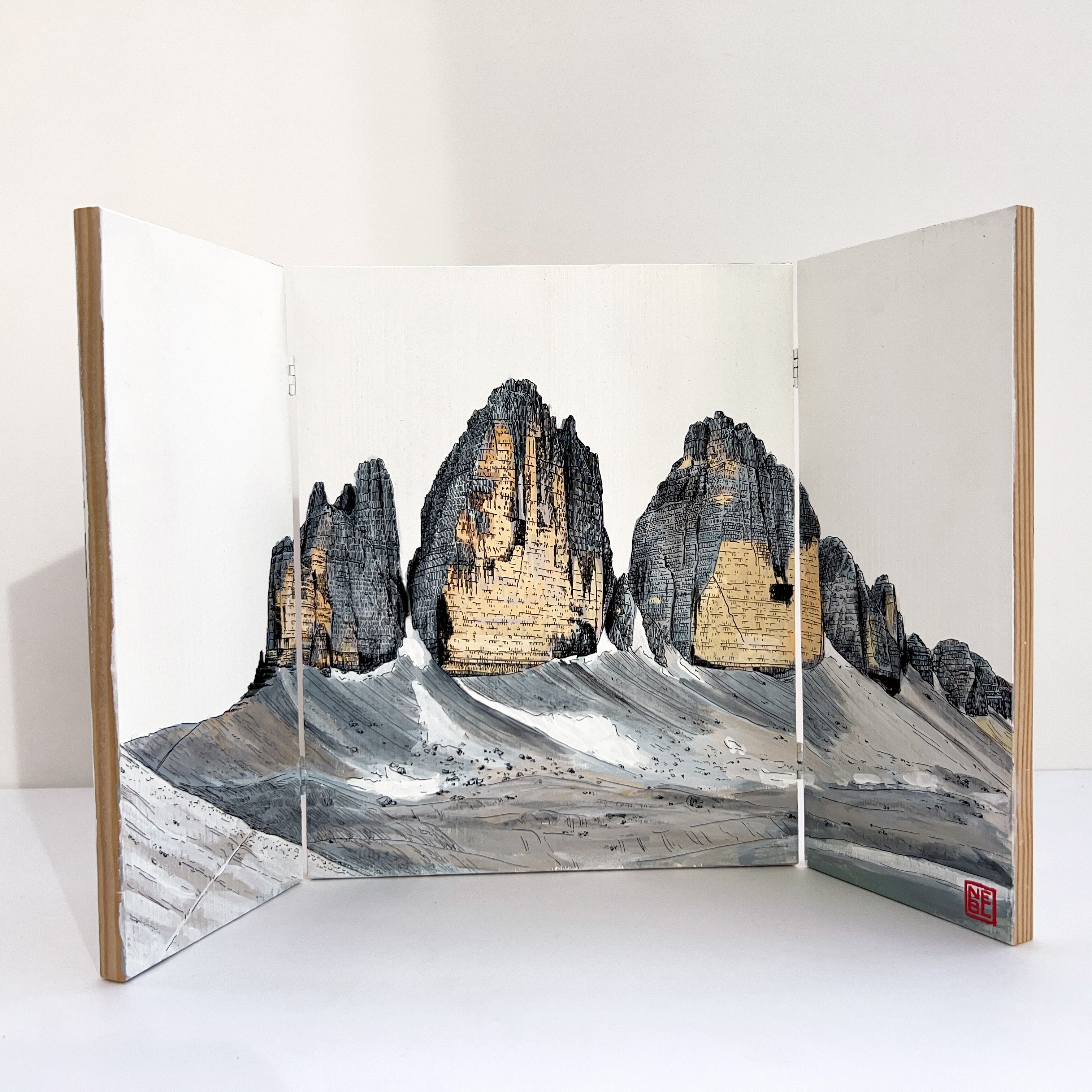 Dall'abisso la vetta (Trittico delle tre cime)